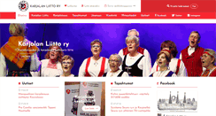Desktop Screenshot of karjalanliitto.fi